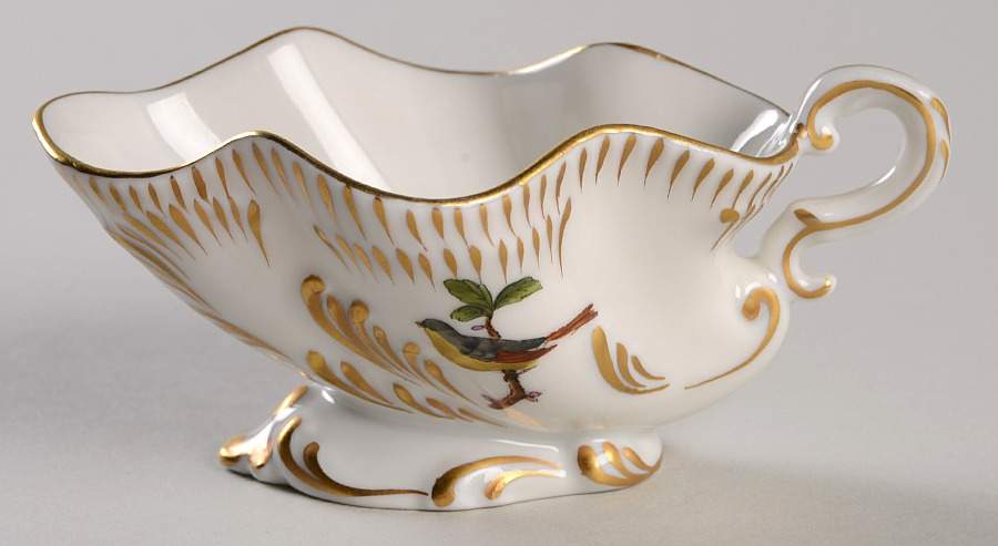 Rothschild Bird (RO) Individual Sauce Boat by Herend-1