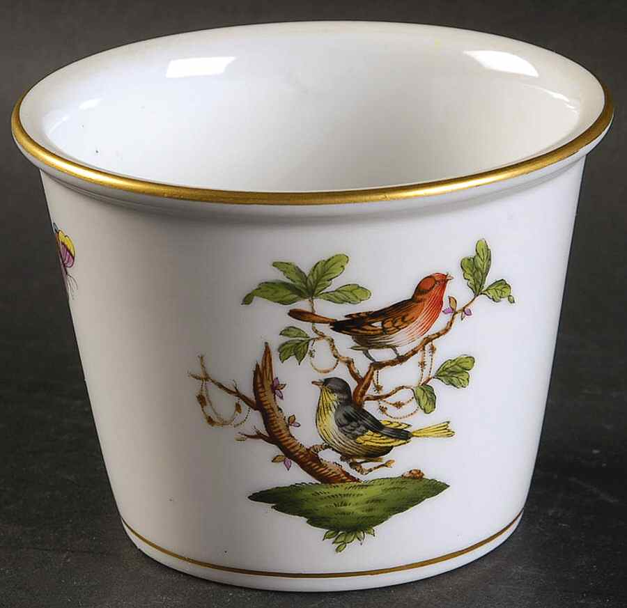 Rothschild Bird (RO) 2" Flower Pot No Underplate by Herend-1