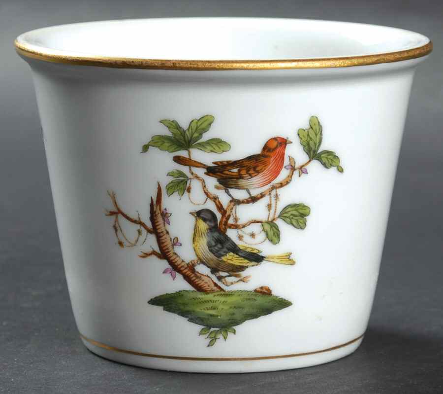 Rothschild Bird (RO) 2" Flower Pot No Underplate by Herend-1