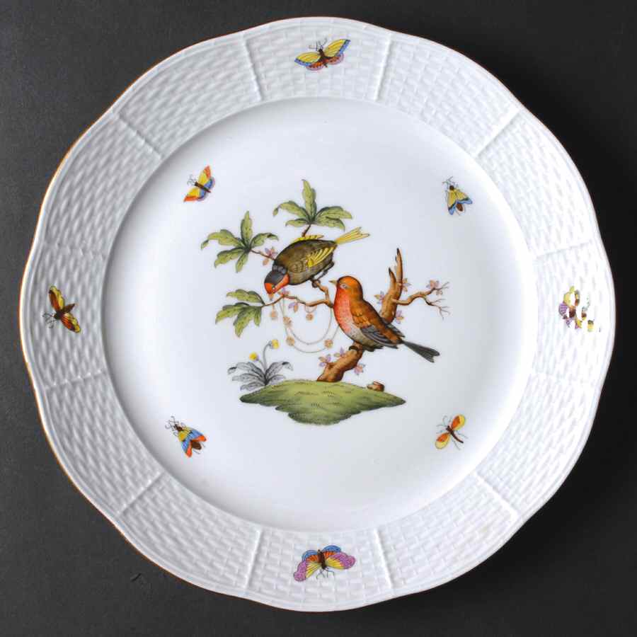 Rothschild Bird (RO) Dinner Plate by Herend-1