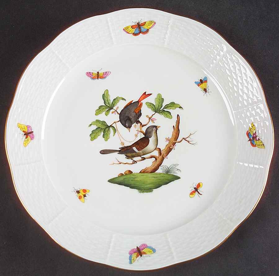 Rothschild Bird (RO) Dinner Plate by Herend-1
