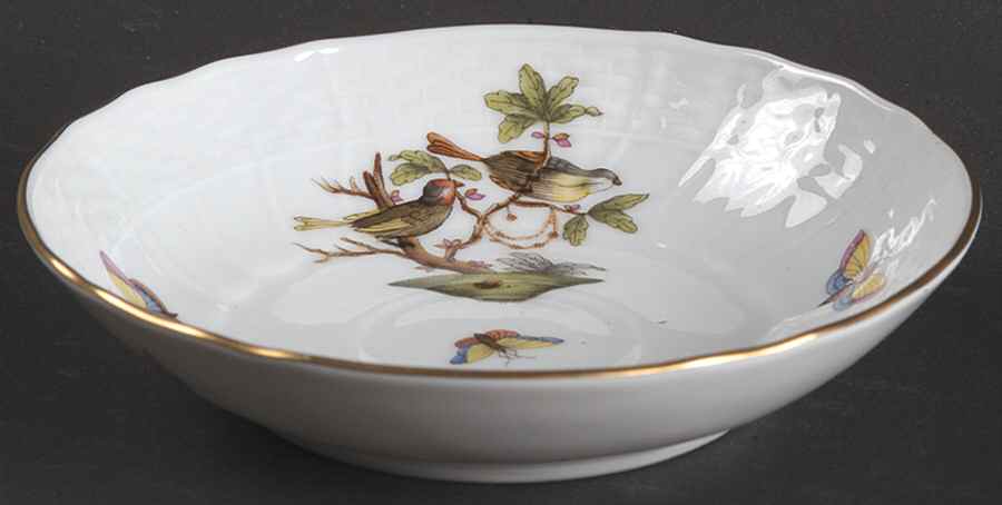 Rothschild Bird (RO) Saucer for Flat Demitasse Cup by Herend-1