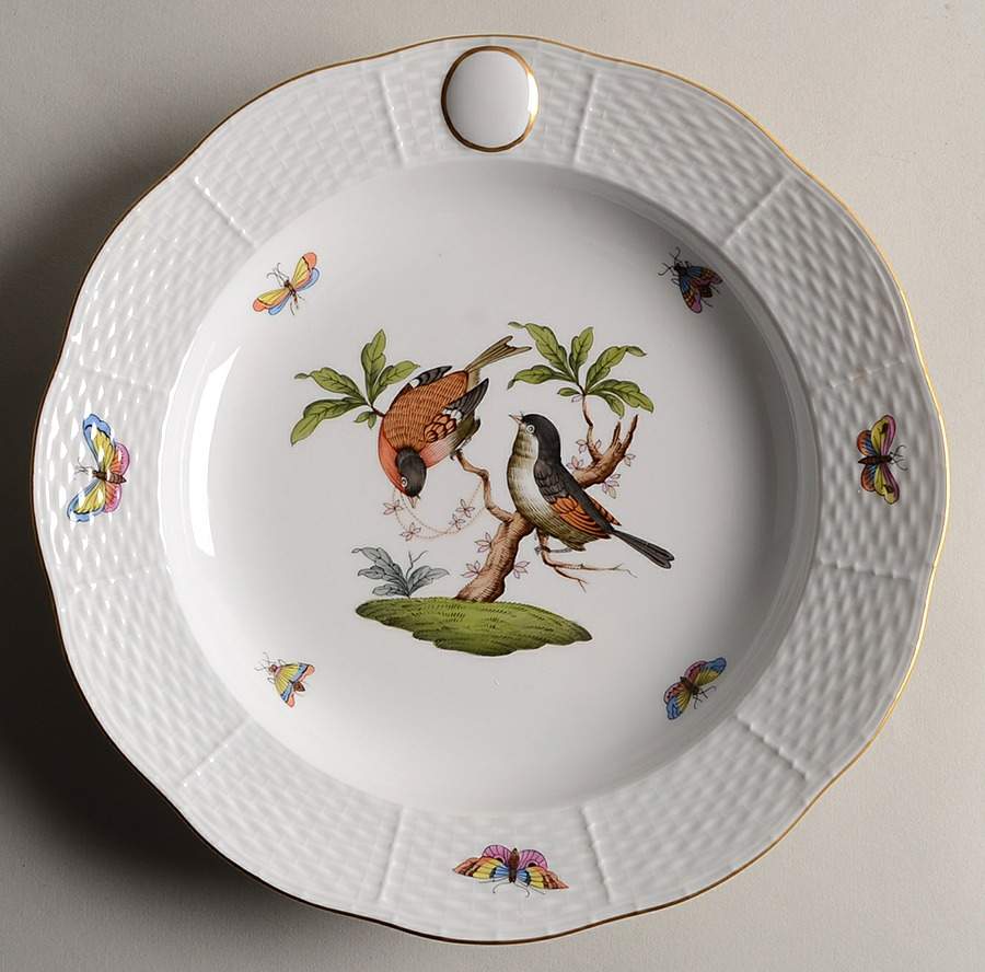 Rothschild Bird (RO) Dinner Plate by Herend-1