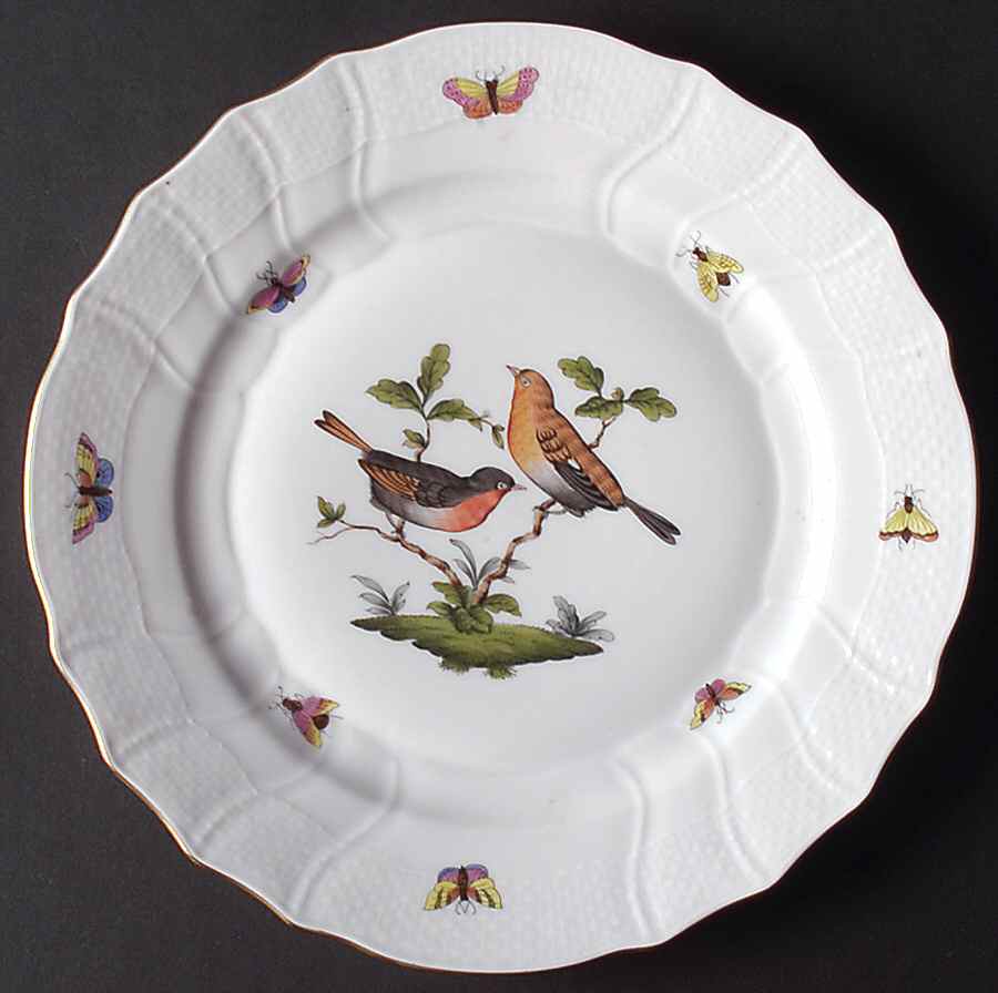 Rothschild Bird (RO) Dinner Plate by Herend-1
