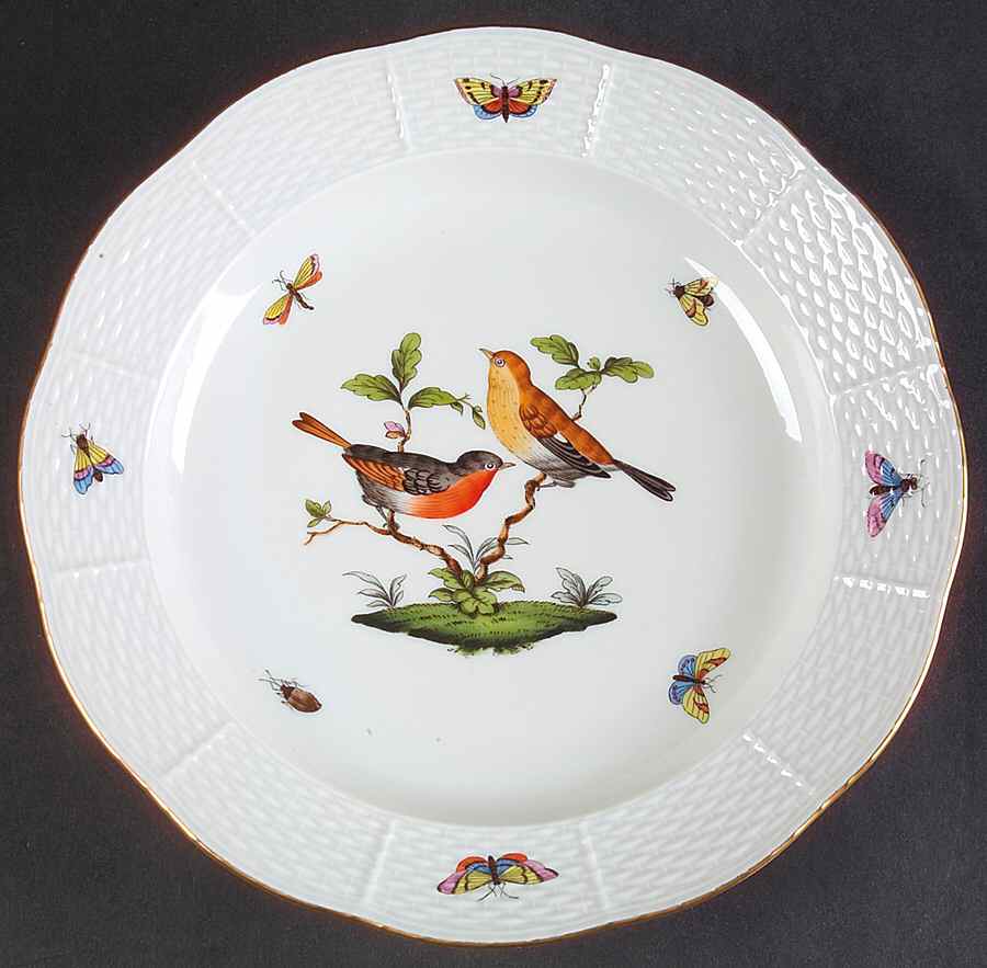 Rothschild Bird (RO) Dinner Plate by Herend-1