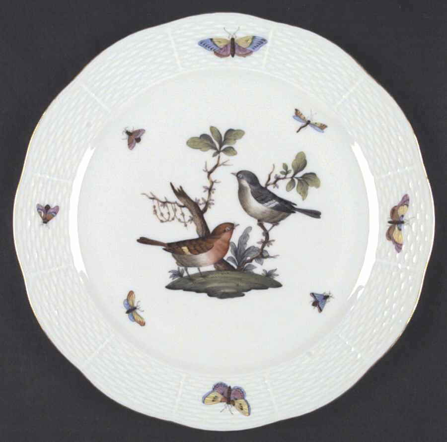 Rothschild Bird (RO) Dinner Plate by Herend-1