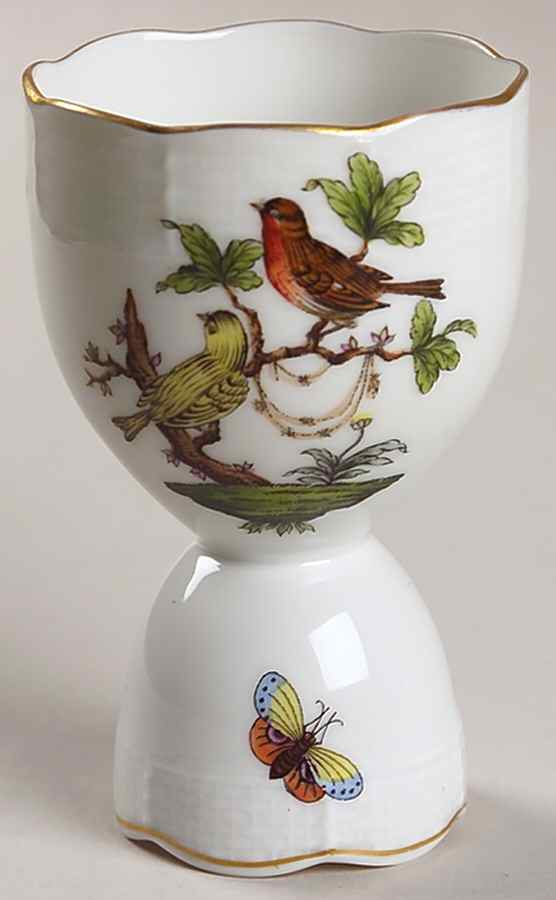 Rothschild Bird (RO) Double Egg Cup by Herend-1
