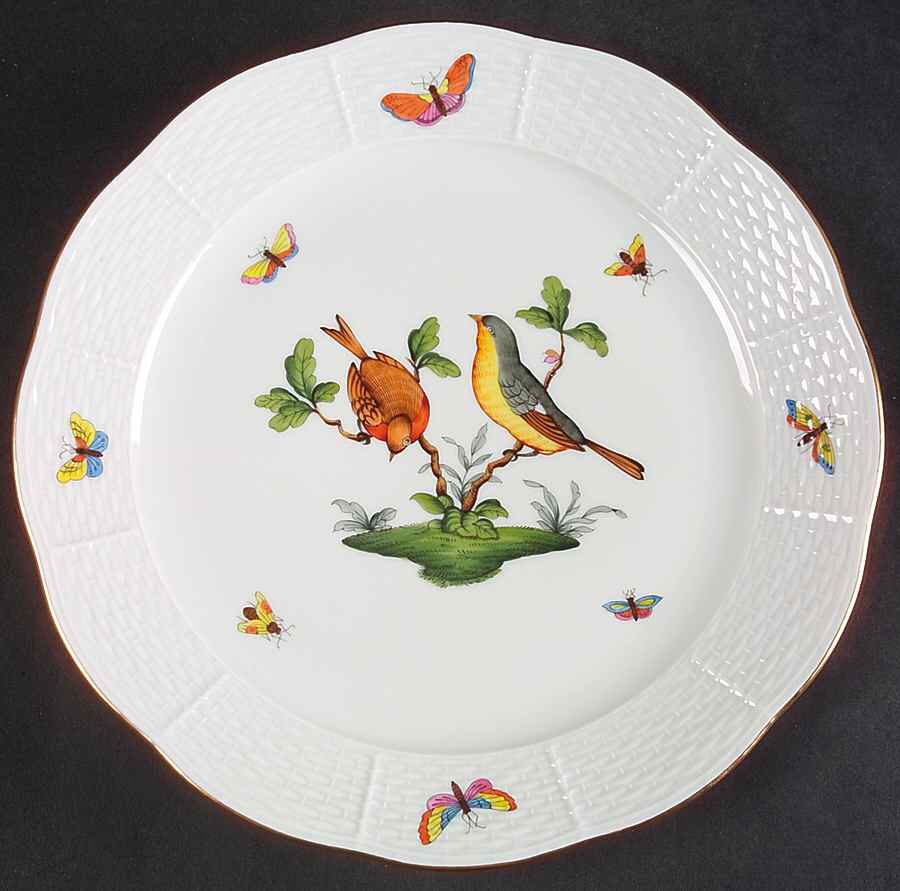 Rothschild Bird (RO) Dinner Plate by Herend-1