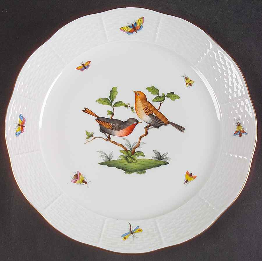 Rothschild Bird (RO) Dinner Plate by Herend-1