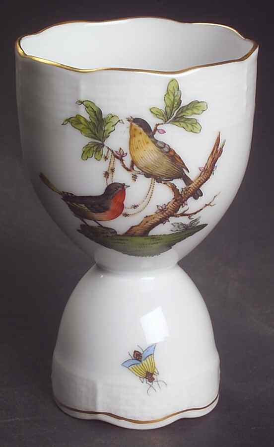Rothschild Bird (RO) Double Egg Cup by Herend-1