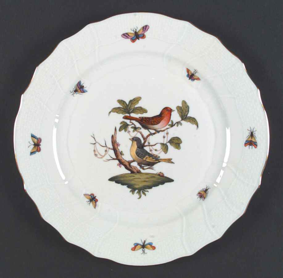 Rothschild Bird (RO) Dinner Plate by Herend-1