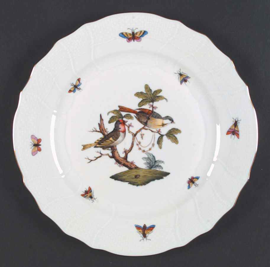 Rothschild Bird (RO) Dinner Plate by Herend-1