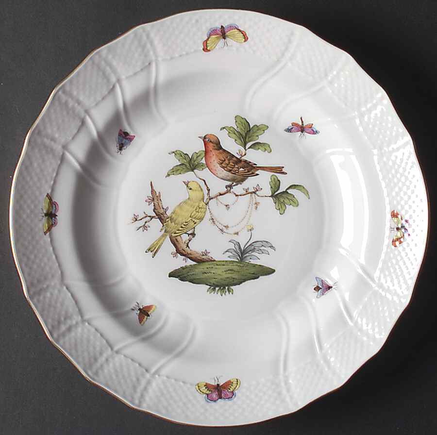 Rothschild Bird (RO) Dinner Plate by Herend-1