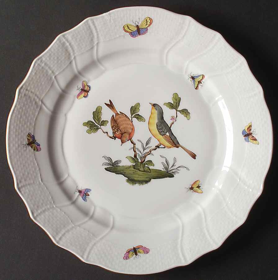 Rothschild Bird (RO) Dinner Plate by Herend-1