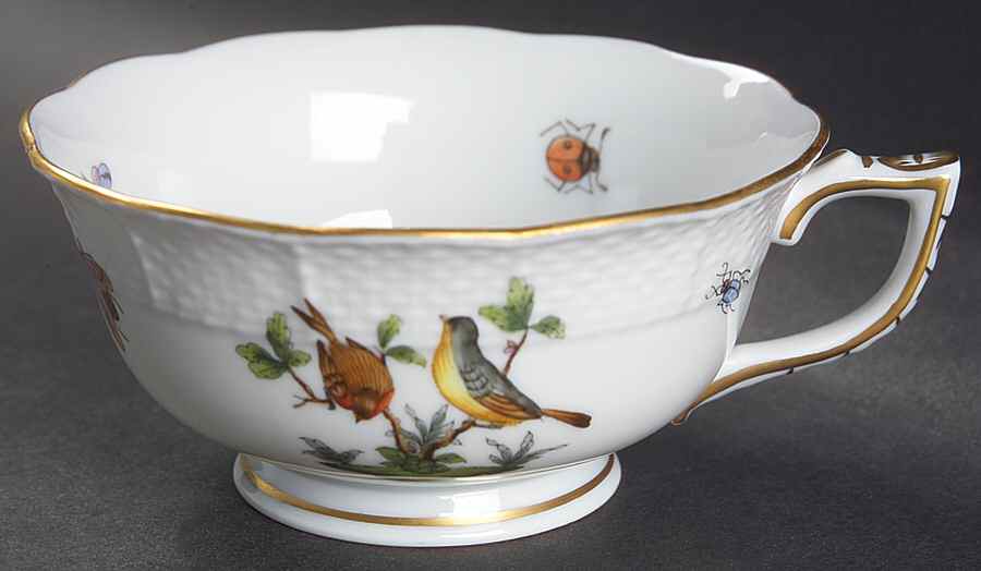 Rothschild Bird (RO) Footed Cup by Herend-1