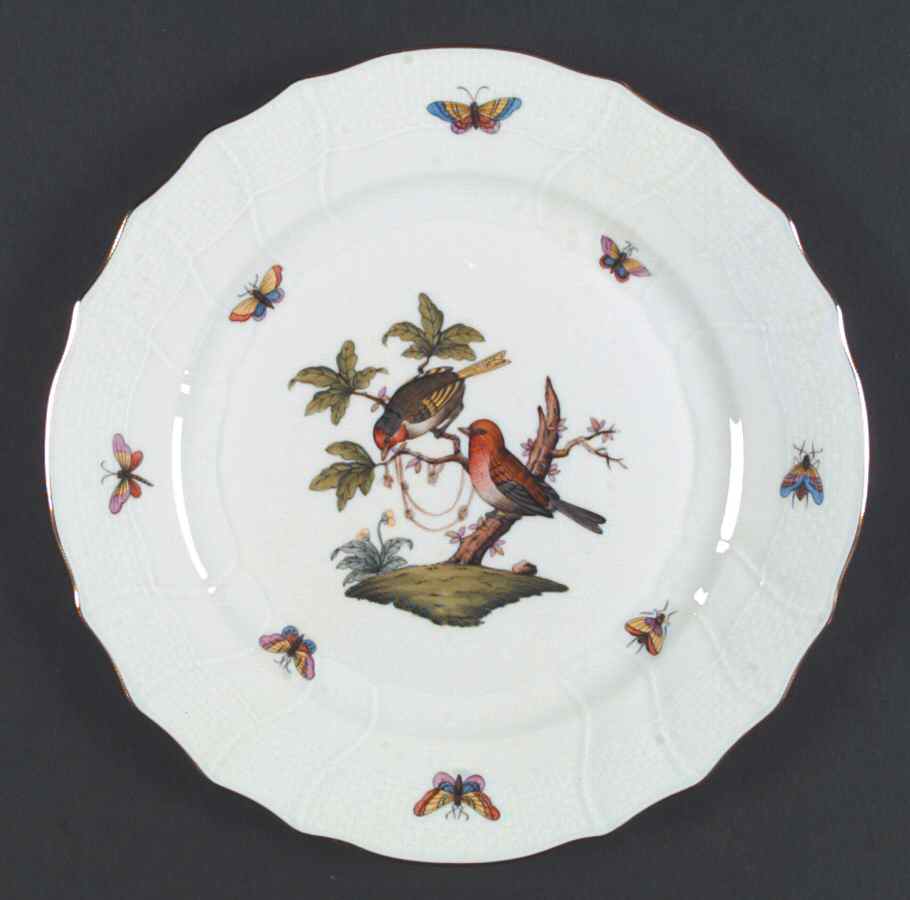 Rothschild Bird (RO) Dinner Plate by Herend-1