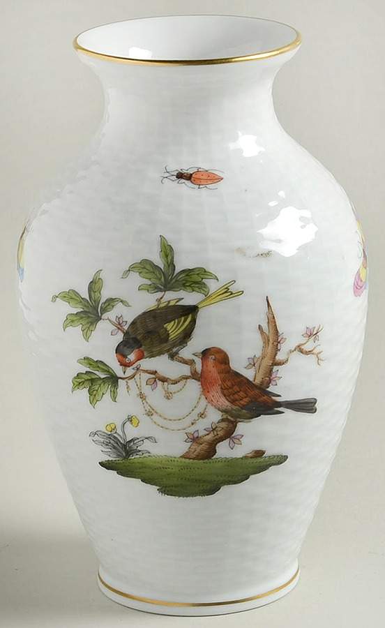 Rothschild Bird (RO) 5" Vase by Herend-1