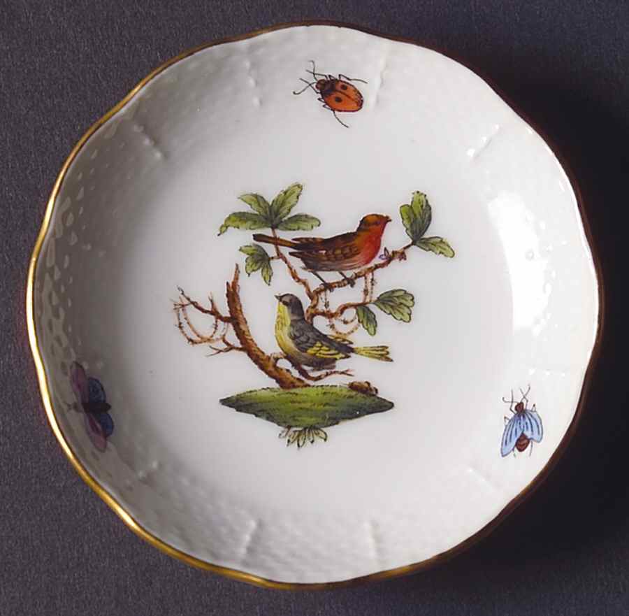 Rothschild Bird (RO) Butter Pat by Herend-1