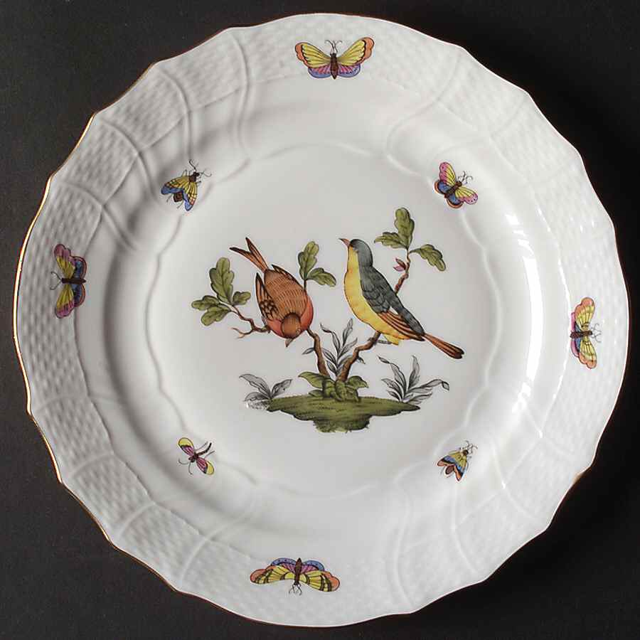 Rothschild Bird (RO) Luncheon Plate by Herend-1