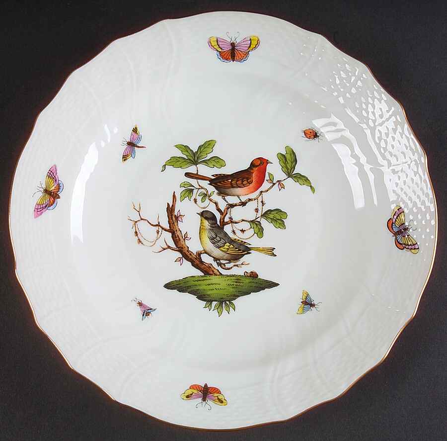 Rothschild Bird (RO) Luncheon Plate by Herend-1
