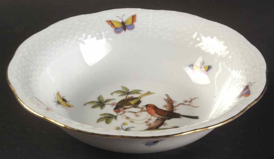 Rothschild Bird (RO) Oatmeal Bowl by Herend-1