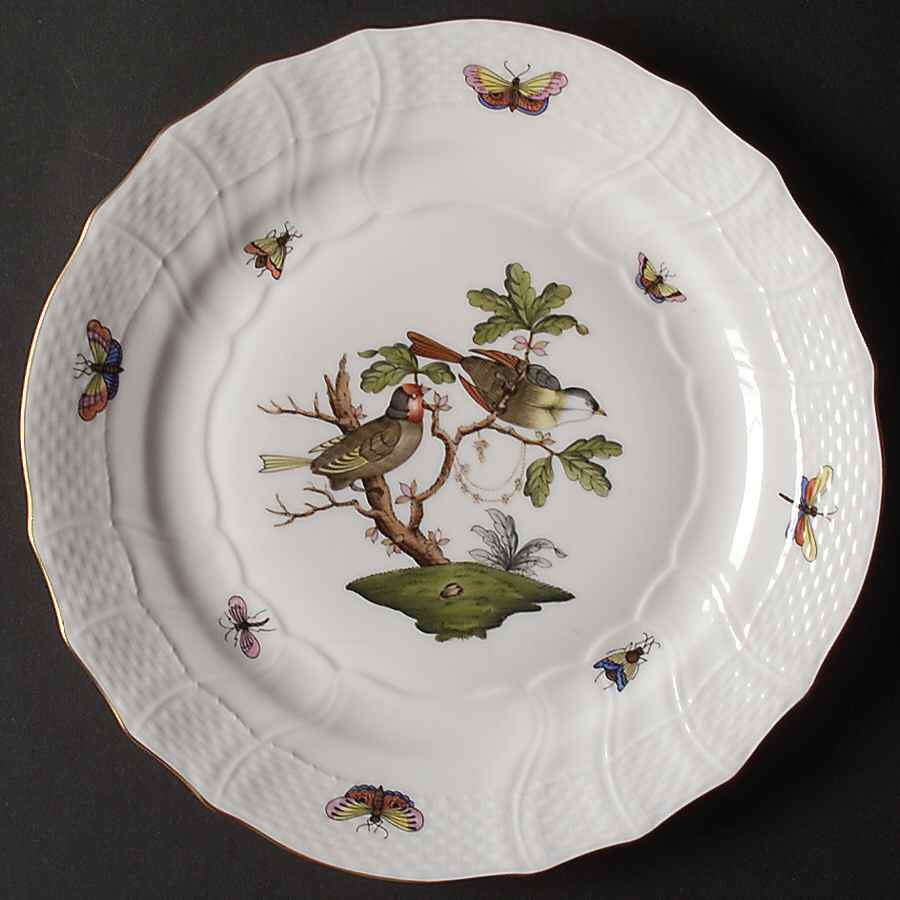 Rothschild Bird (RO) Luncheon Plate by Herend-1