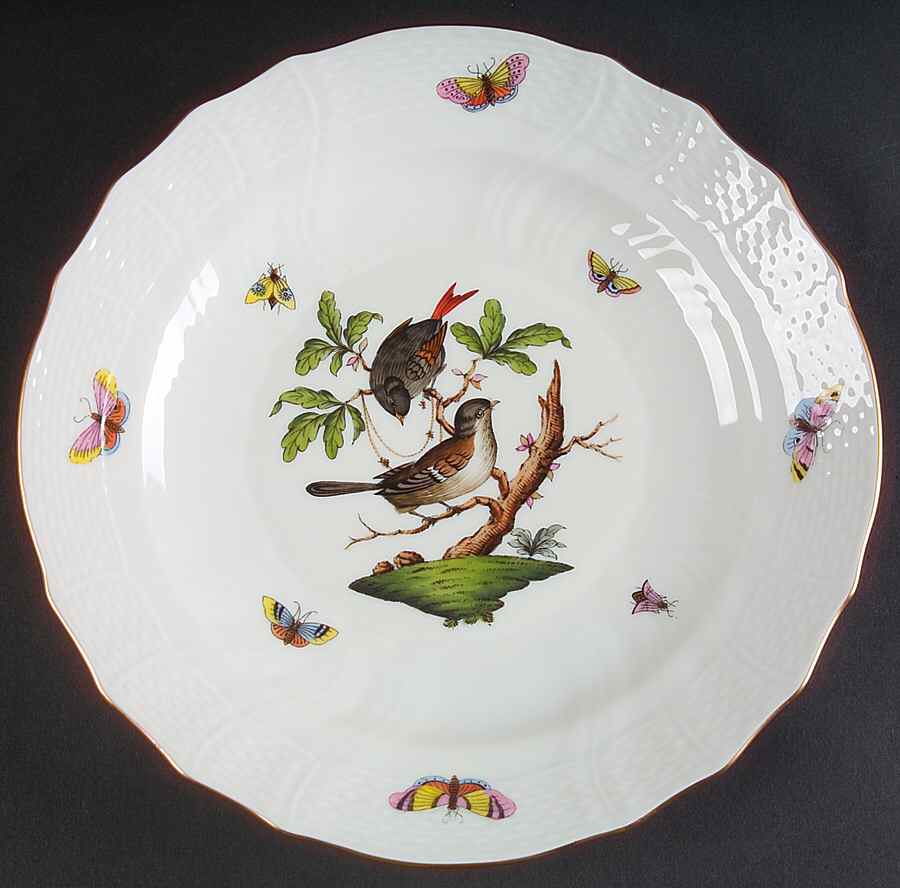 Rothschild Bird (RO) Luncheon Plate by Herend-1