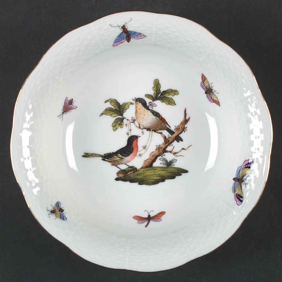 Rothschild Bird (RO) Oatmeal Bowl by Herend-1