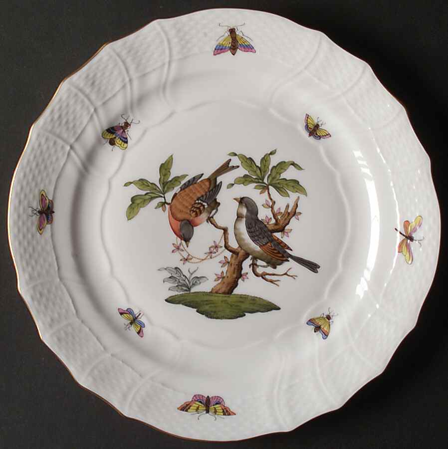 Rothschild Bird (RO) Luncheon Plate by Herend-1