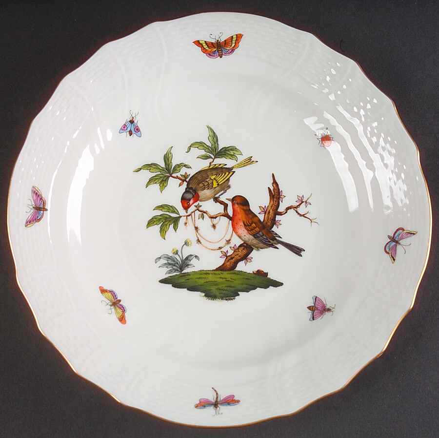 Rothschild Bird (RO) Luncheon Plate by Herend-1