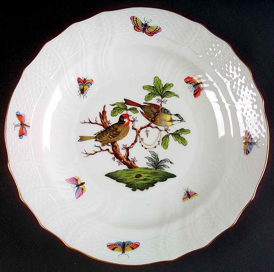 Rothschild Bird (RO) Luncheon Plate by Herend-1
