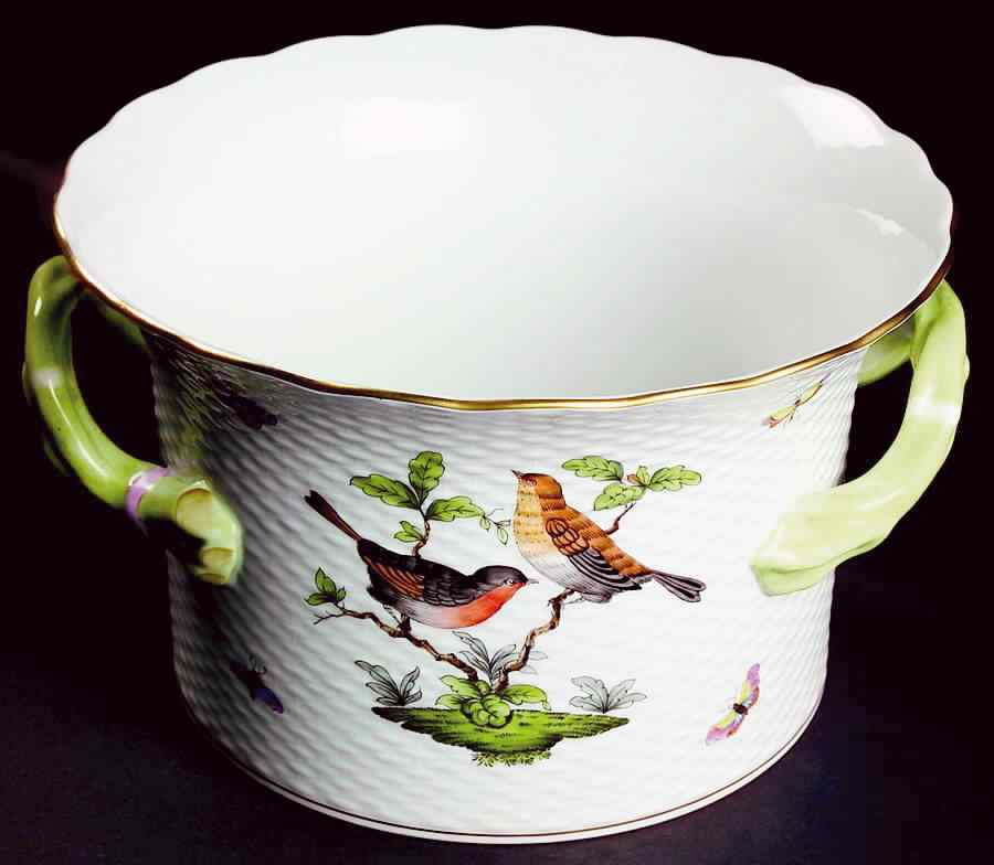 Rothschild Bird (RO) 6" Cachepot by Herend-1