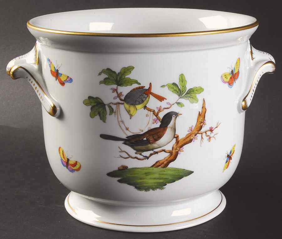 Rothschild Bird (RO) 6" Cachepot by Herend-1