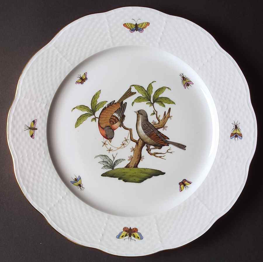 Rothschild Bird (RO) Service Plate (Charger) by Herend-1