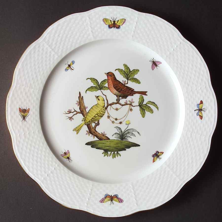 Rothschild Bird (RO) Service Plate (Charger) by Herend-1