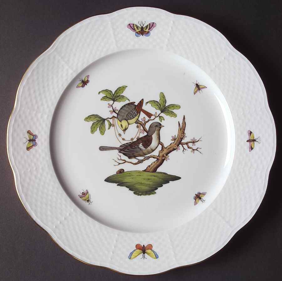 Rothschild Bird (RO) Service Plate (Charger) by Herend-1