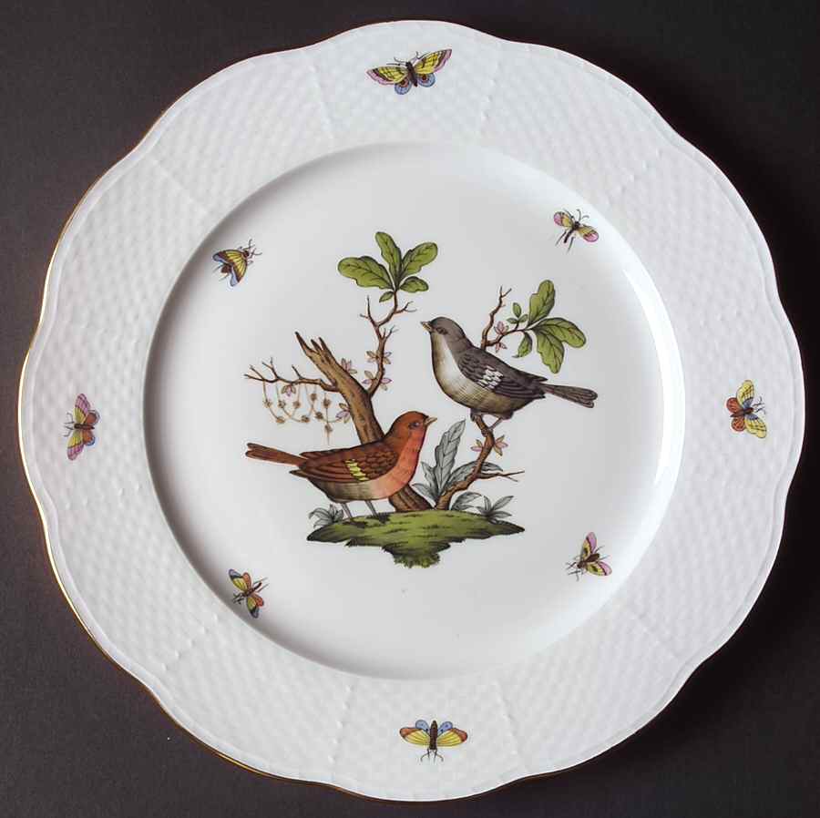 Rothschild Bird (RO) Service Plate (Charger) by Herend-1