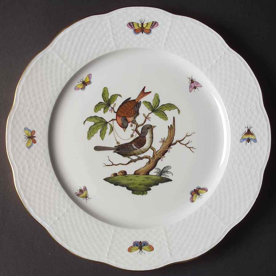 Rothschild Bird (RO) Service Plate (Charger) by Herend-1