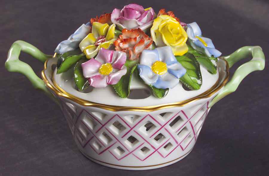 Rothschild Bird (RO) Sachet Holder by Herend-1