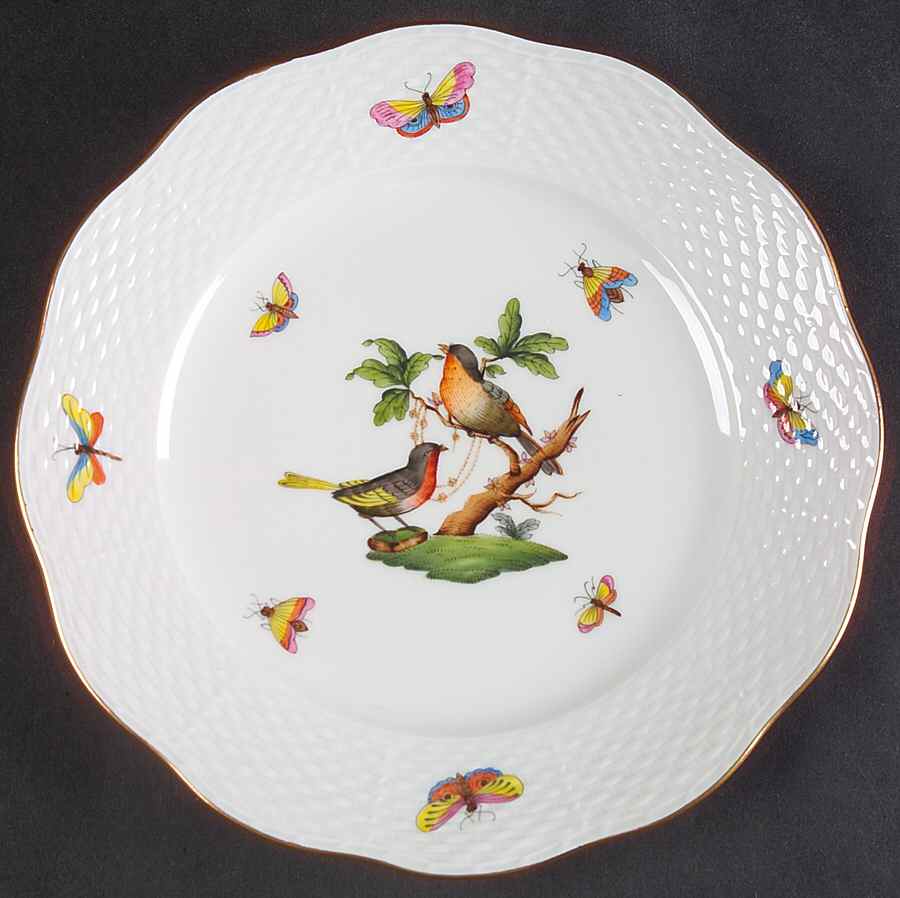 Rothschild Bird (RO) Salad Plate by Herend-1