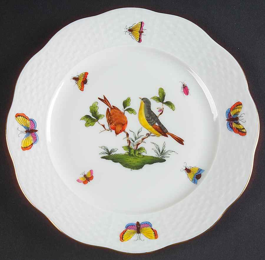 Rothschild Bird (RO) Salad Plate by Herend-1