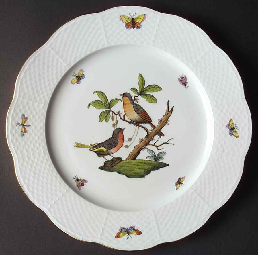 Rothschild Bird (RO) Service Plate (Charger) by Herend-1