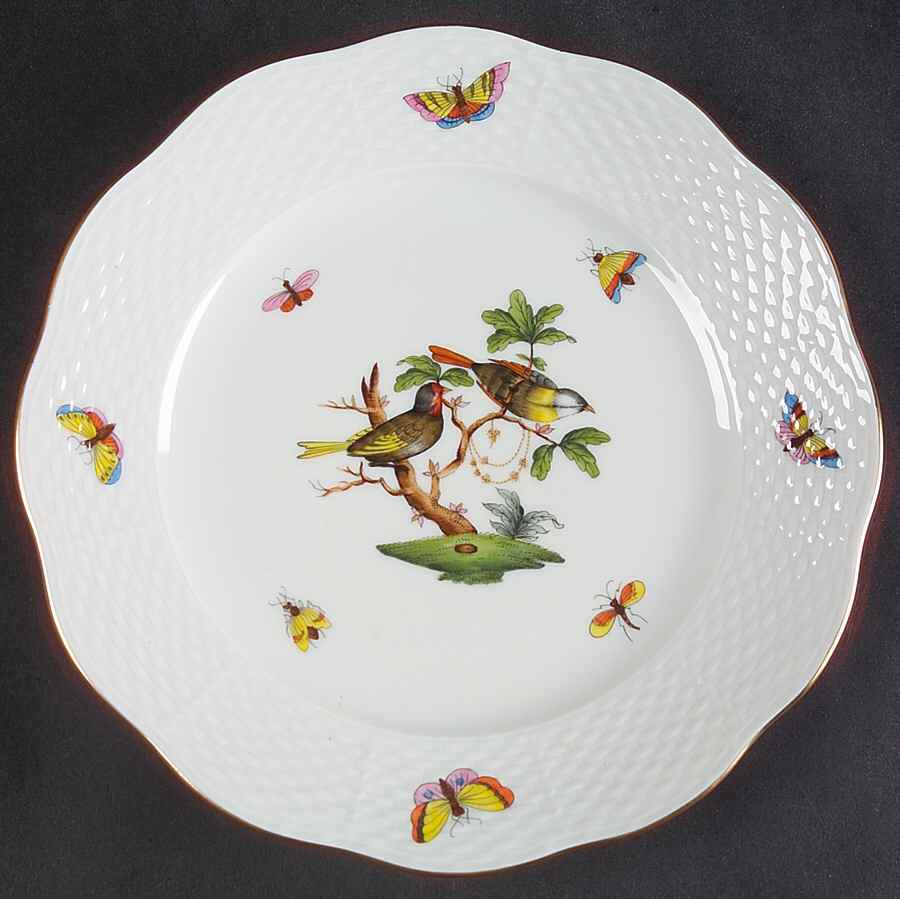 Rothschild Bird (RO) Salad Plate by Herend-1