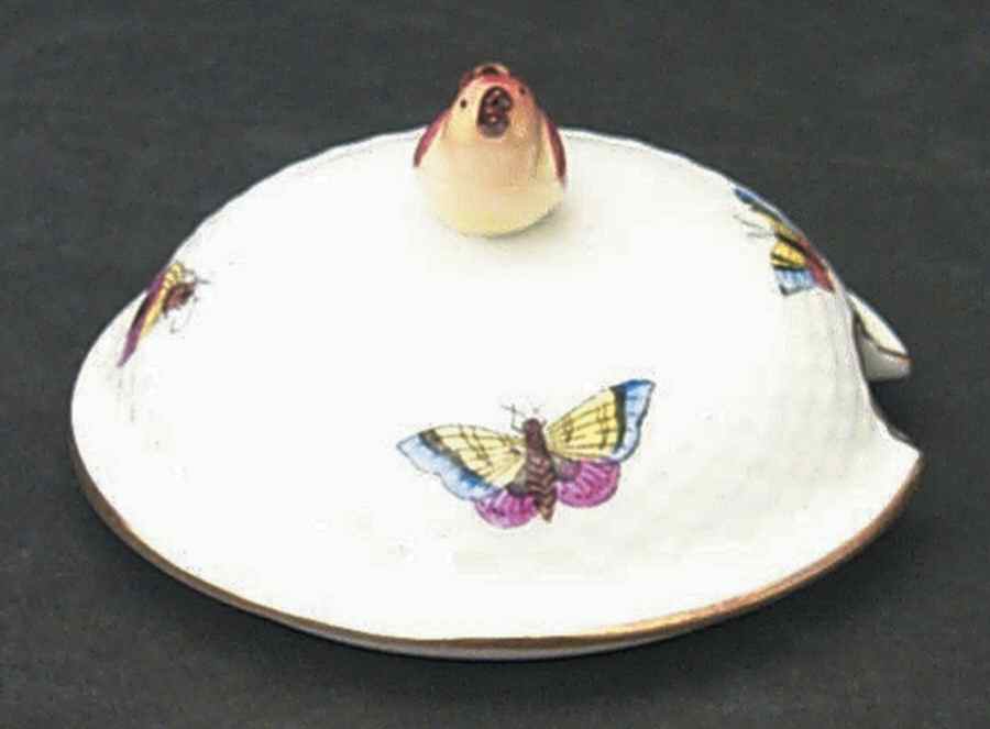 Rothschild Bird (RO) Lid for Sugar Bowl by Herend-1