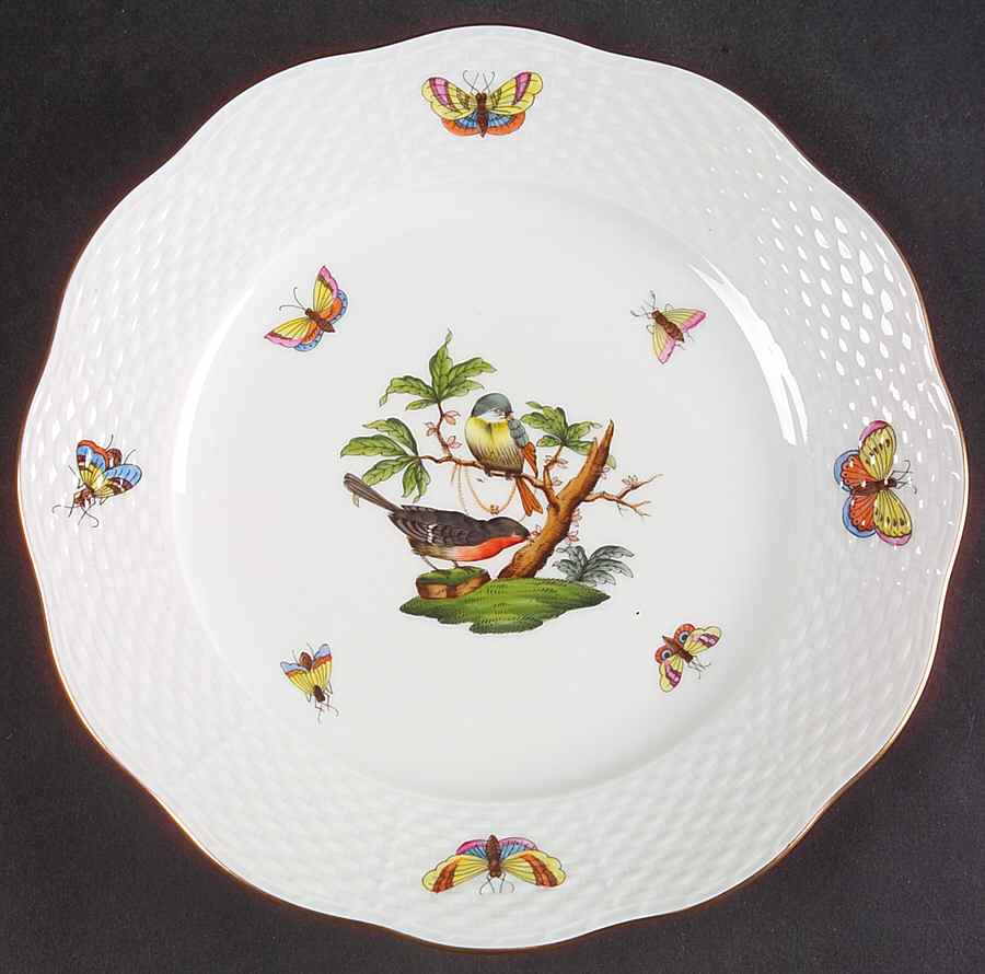 Rothschild Bird (RO) Salad Plate by Herend-1