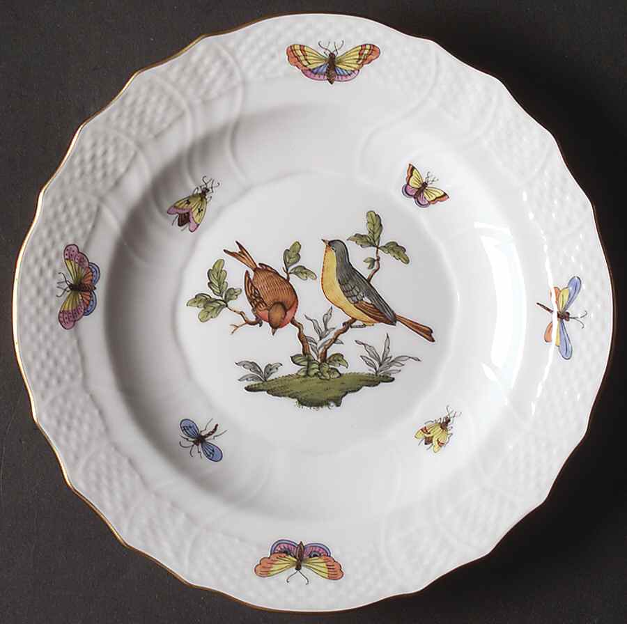 Rothschild Bird (RO) Salad Plate by Herend-1