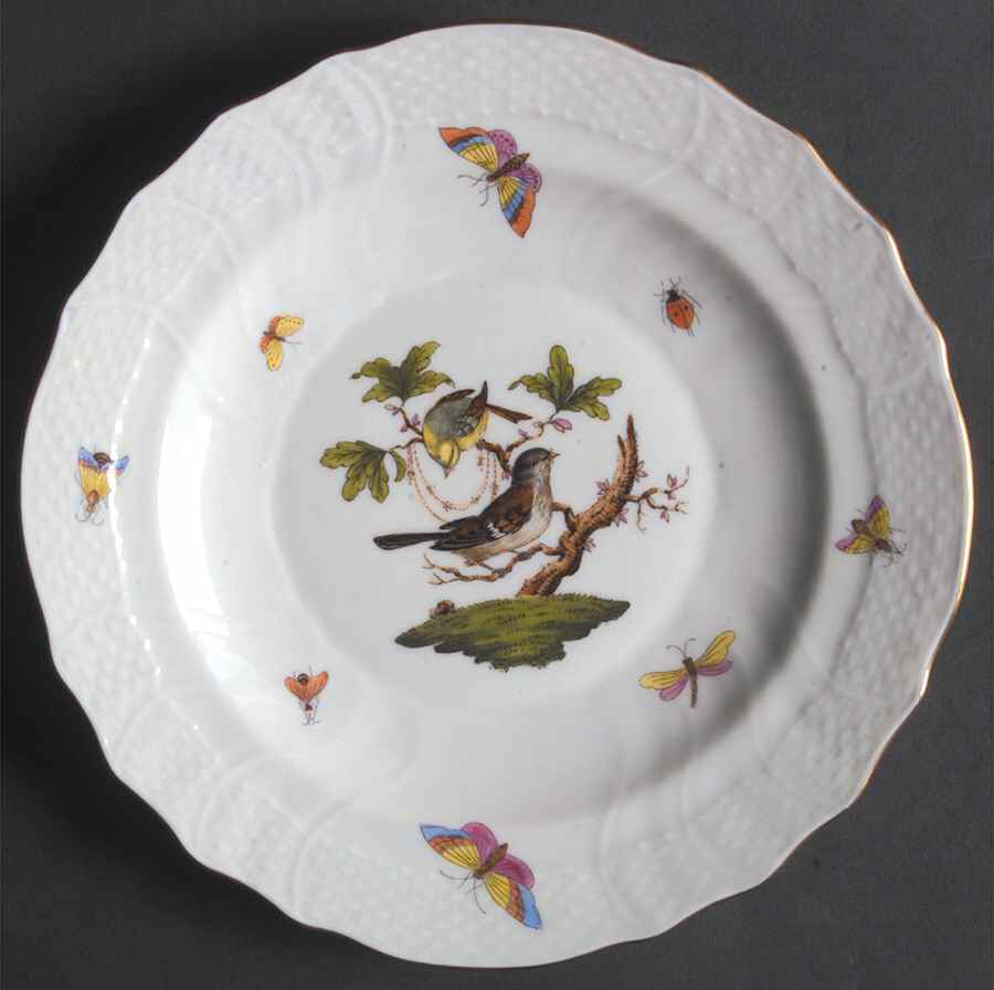 Rothschild Bird (RO) Salad Plate by Herend-1