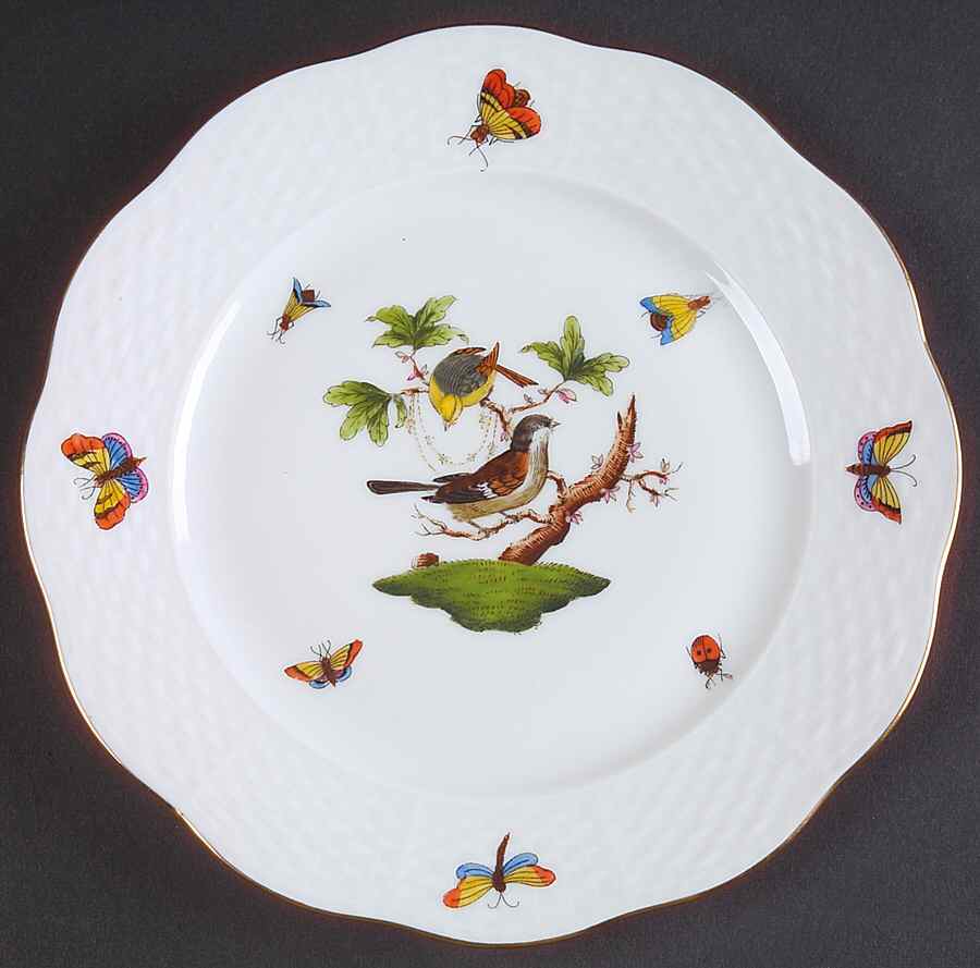 Rothschild Bird (RO) Salad Plate by Herend-1