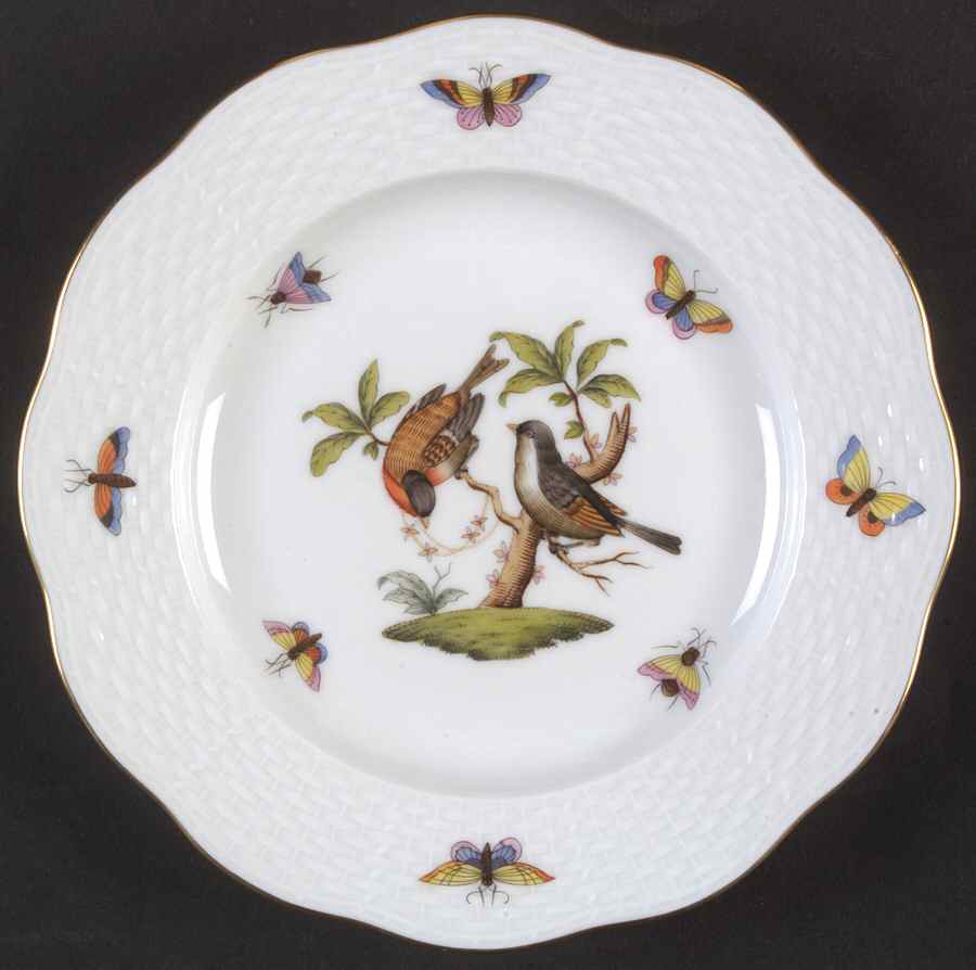 Rothschild Bird (RO) Salad Plate by Herend-1