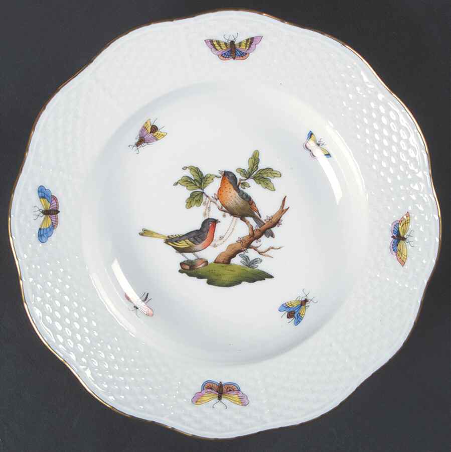 Rothschild Bird (RO) Rim Soup Bowl by Herend-1